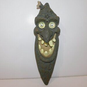 Halloween Tree Face Glow Decoration Electronic Lights Sound 2003 Sun Hill 14"